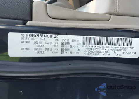 2015 Jeep Grand Cherokee Overland from USA, damaged, VIN 1C4RJECG9FC669062